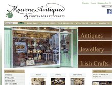 Tablet Screenshot of mourneantiques.com